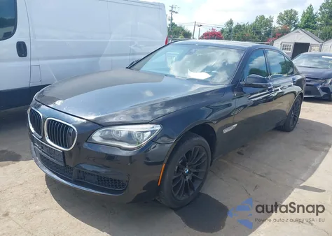 2013 BMW 750Li xDrive из США, поврежденный, VIN WBAYF8C54DD141284